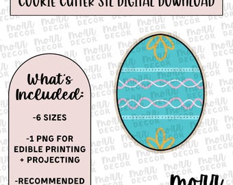 Easter Egg Cookie Cutter Digital Download | Easter STL File Download | Easter Cutter File Download