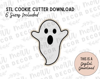 Ghost Cookie Cutter Digital Download | Halloween STL File Download | Halloween Cookie Cutter File Download | Ghost 2