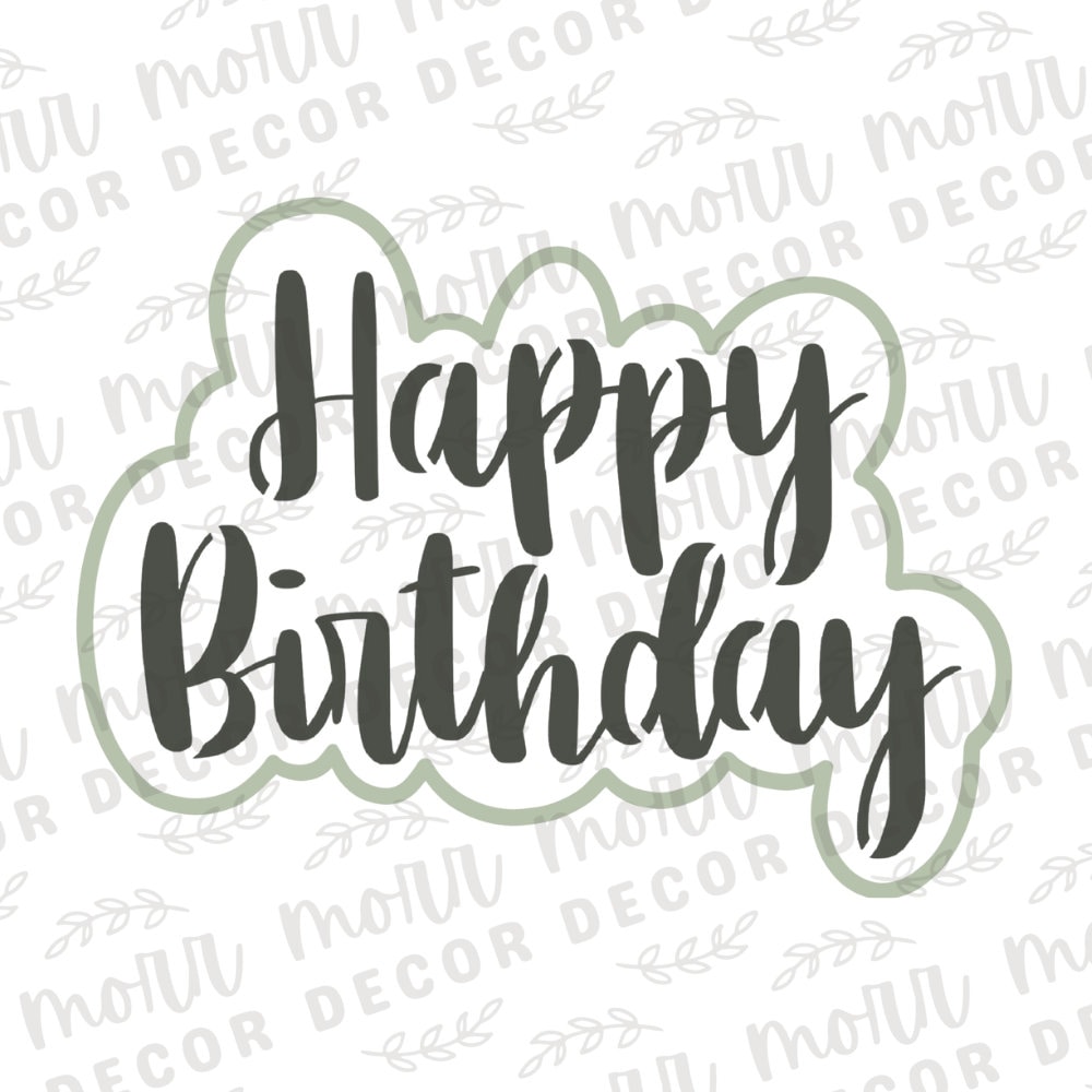 Wholesale GORGECRAFT 12X12 Happy Birthday To You Stencil Cupcake