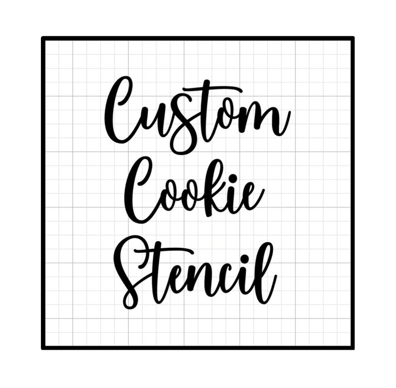 Custom Cookie Stencil 