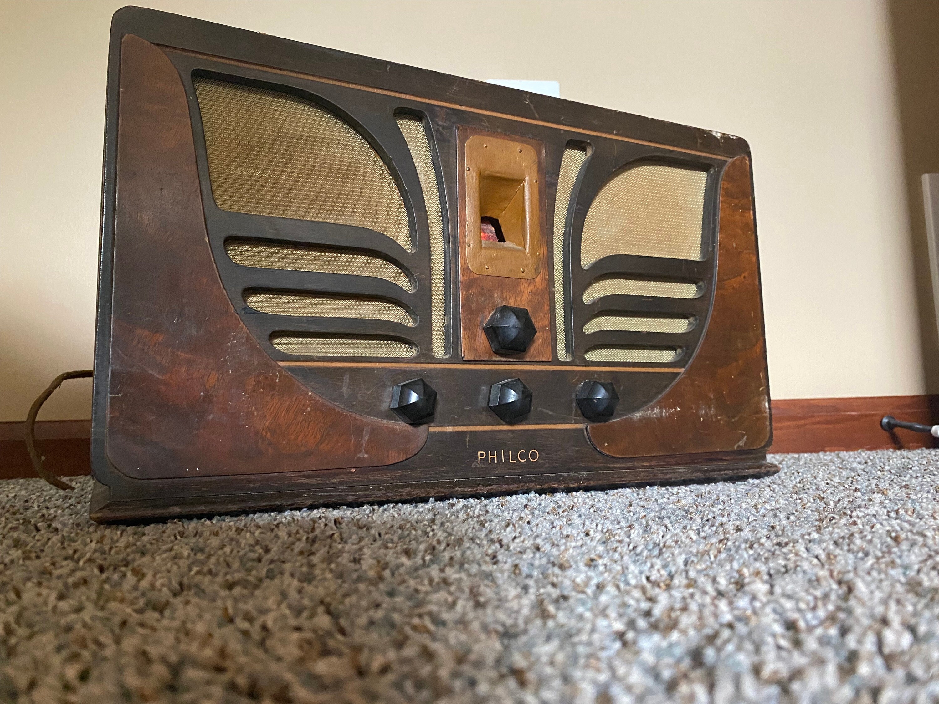 1934 Philco Model 45C AM Shortwave Radio Etsy