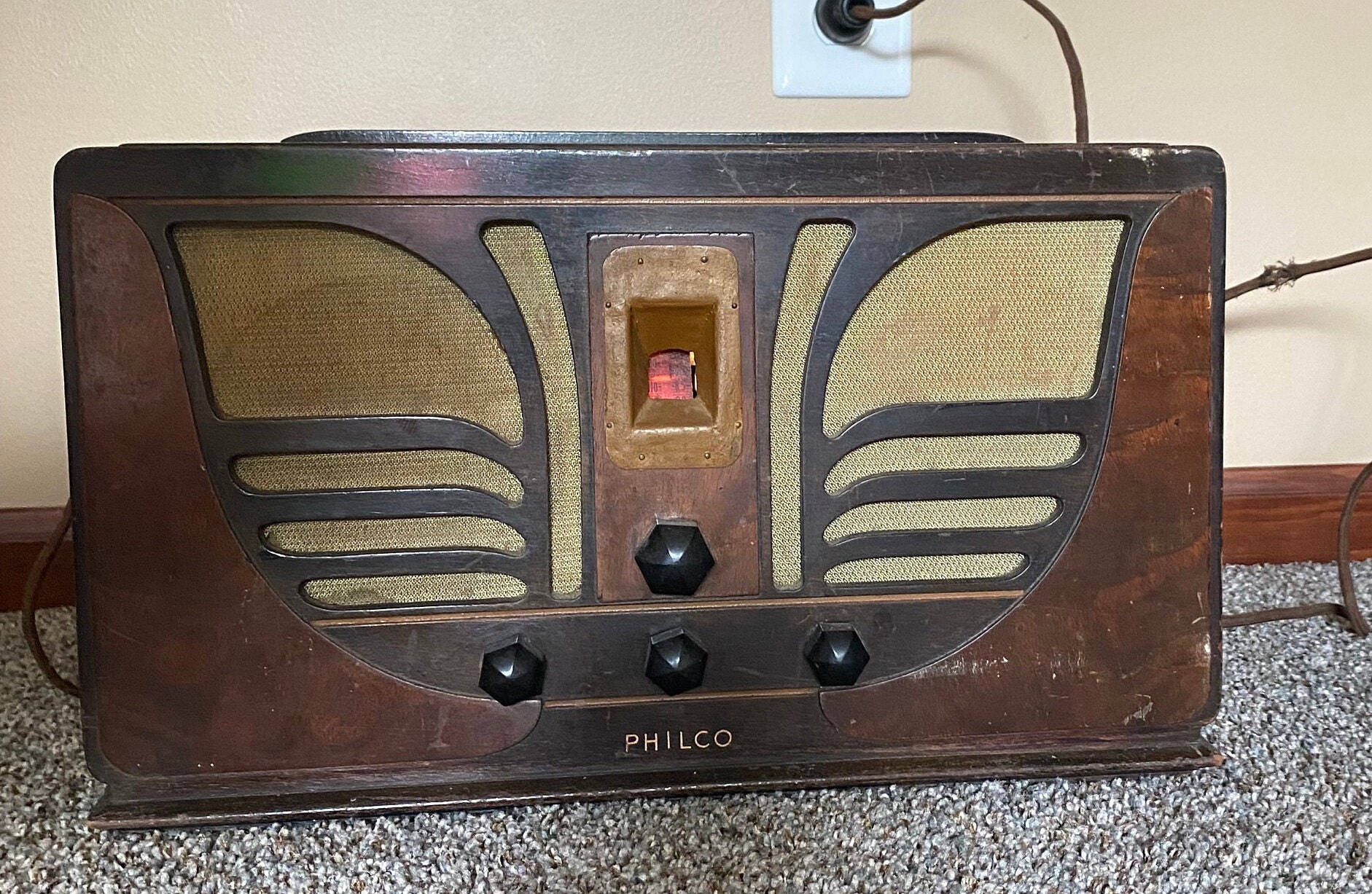 1934 Philco Model 45C AM Shortwave Radio Etsy