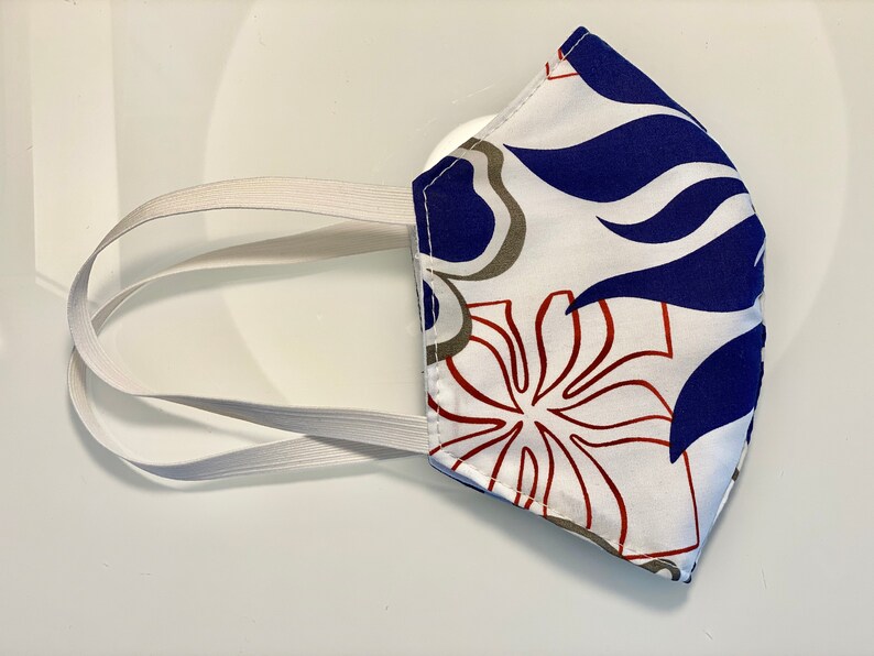Hawaiian Oasis Face Mask 3 Layer Face Mask with Dust Filter Etsy