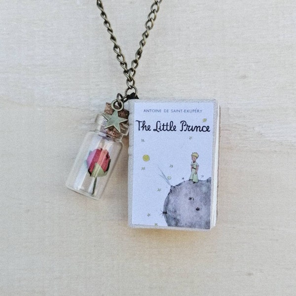 The little Prince gift -petit prince - the little prince - the prince and the rose - Necklace France - Baobab - Fans the little prince