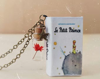 The little Prince gift -petit prince - the little prince - the prince and the rose - Necklace France - Baobab - Fans the little prince