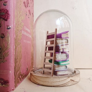 Deco book - Little Library - Terrarium miniature - Miniature book gift literature