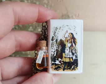 Alice in Wonderland - Alice in Wonderland pendant - Alice's Adventures in Wonderland on Wikisource - Drink meme - Alice in Wonderland
