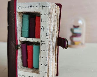 Magic Book Box – Miniature Book Case - secret miniature mini library