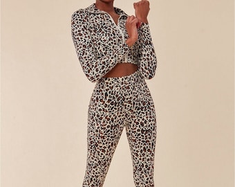 Leopard Tracksuit - Etsy Canada