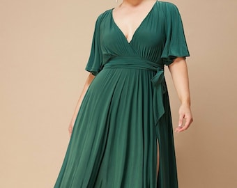 emerald green plus size