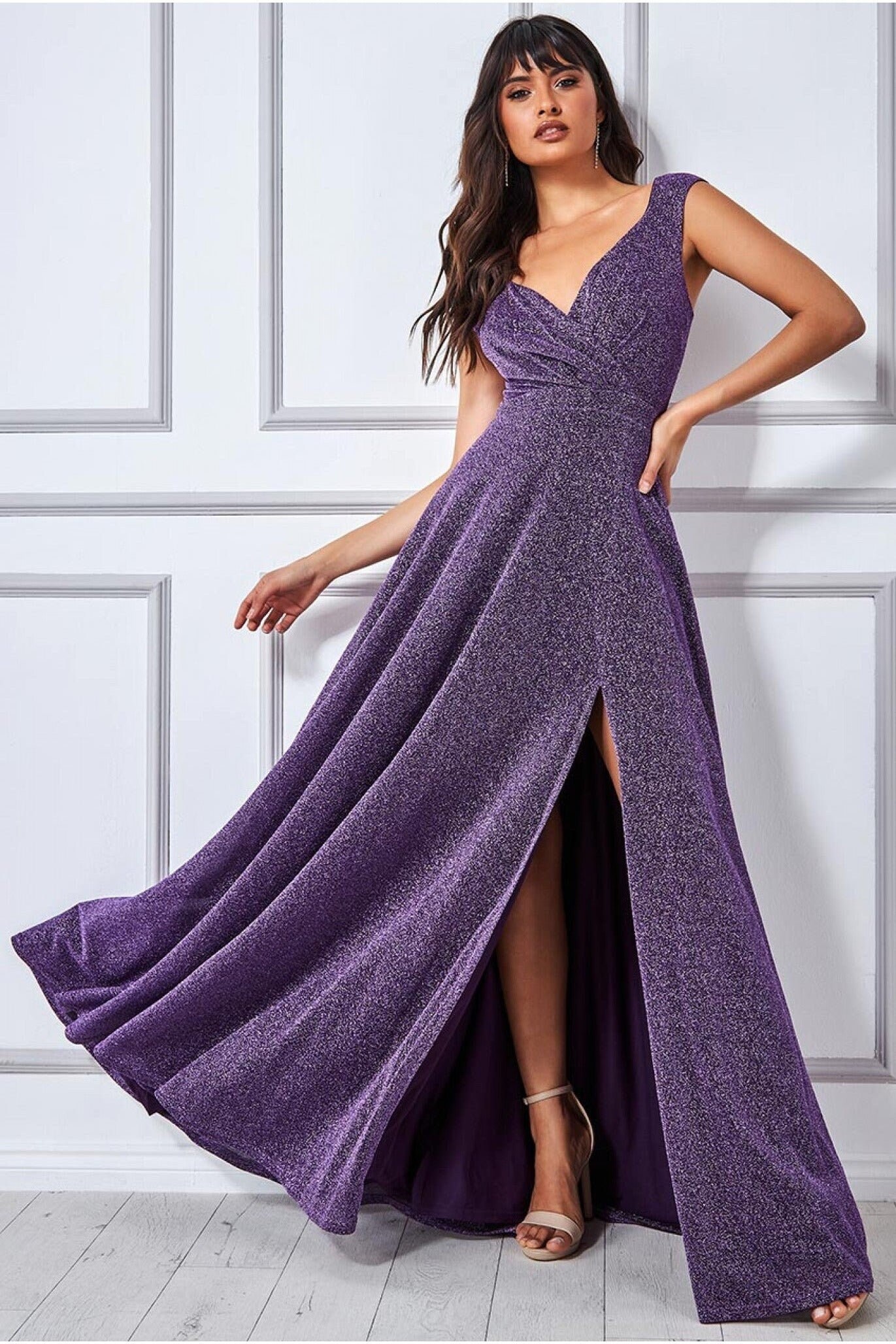 Purple Maxi Dress - Etsy UK