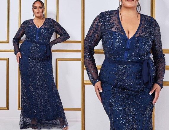 black tie plus size dresses