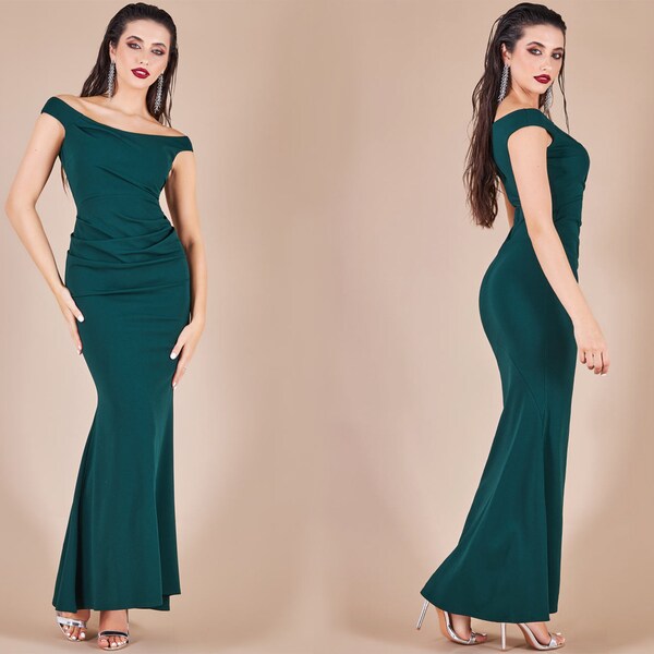 Emerald Green Bridesmaid Dress Etsy