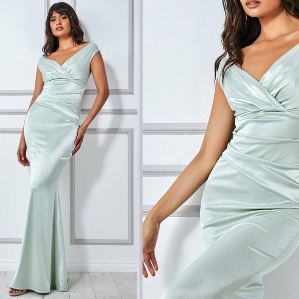 Sage Green Dress Etsy UK