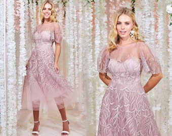 19+ Blush Wedding Guest Dresses