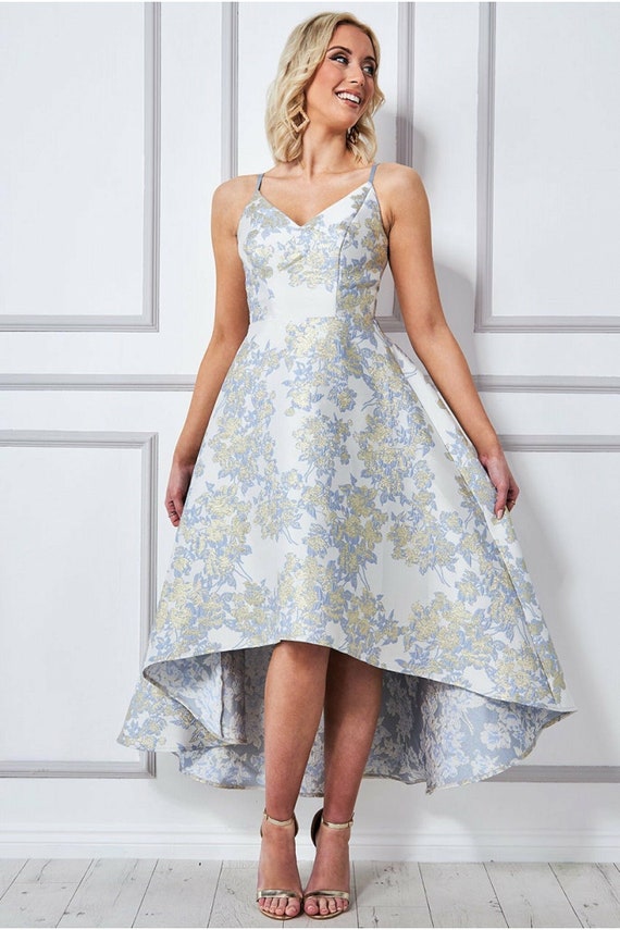 ameri JACQUARD LAYERED TULLE DRESS ghslimited.net