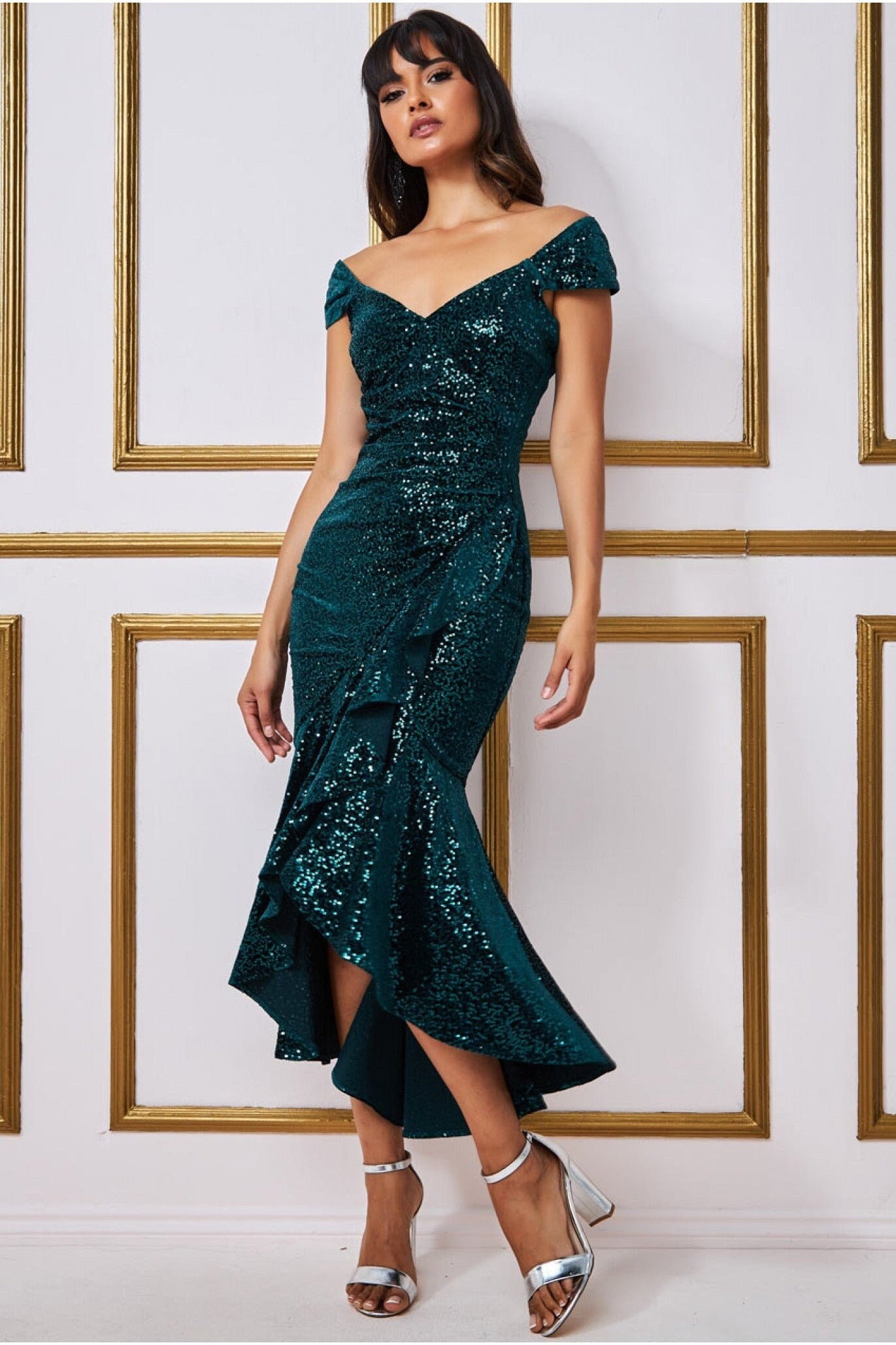 velvet bardot dress uk