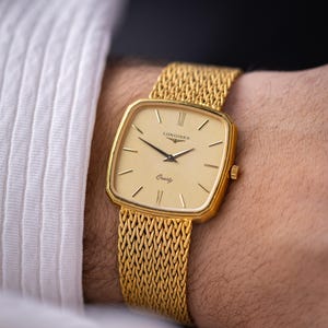 Vintage Longine 215 Ladies Swiss Manual Wind Bracelet Watch Parts 46640611-  main image 3
