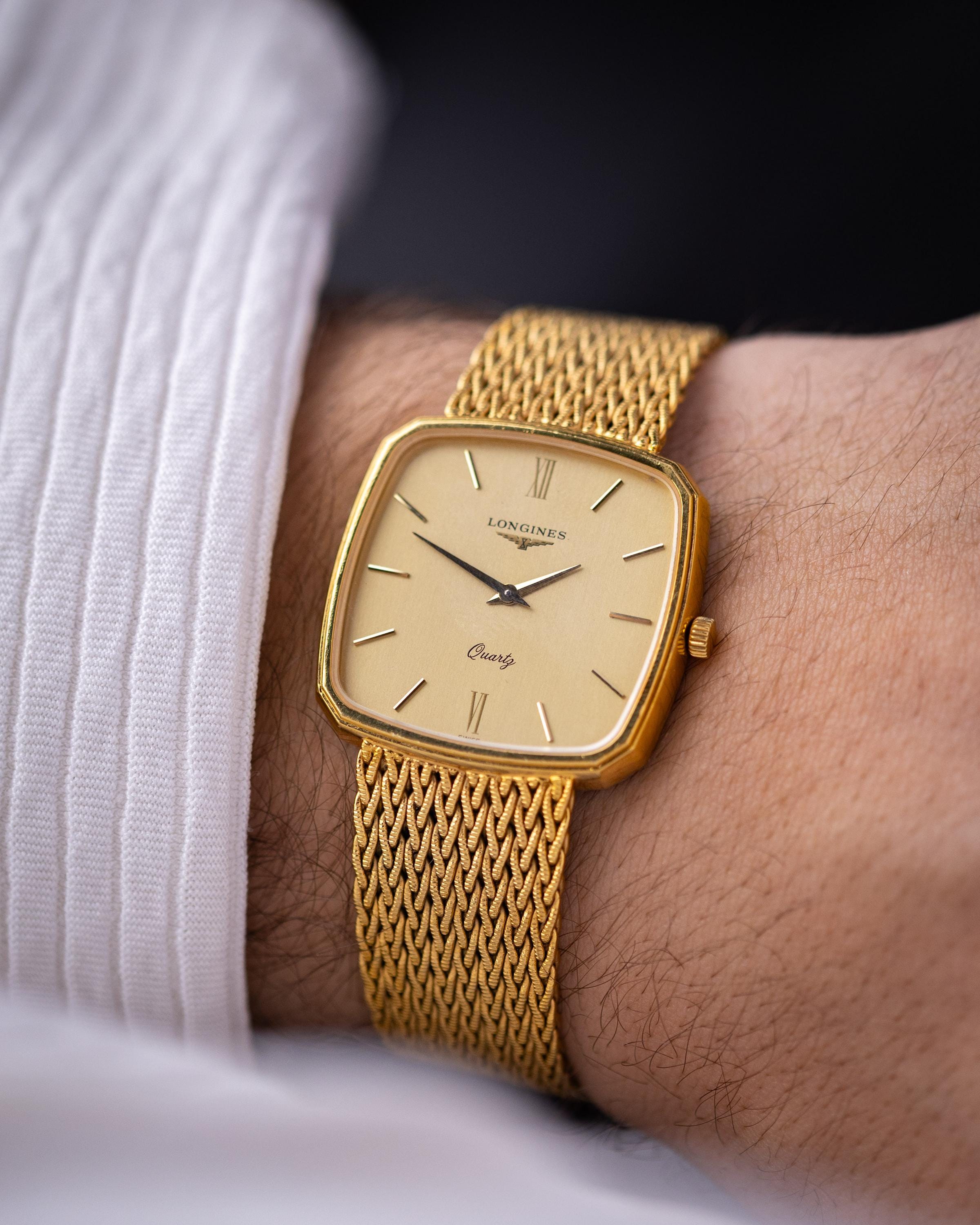 ヴィンテージLONGINES ロンジン クォーツ タンク Vintage Longines