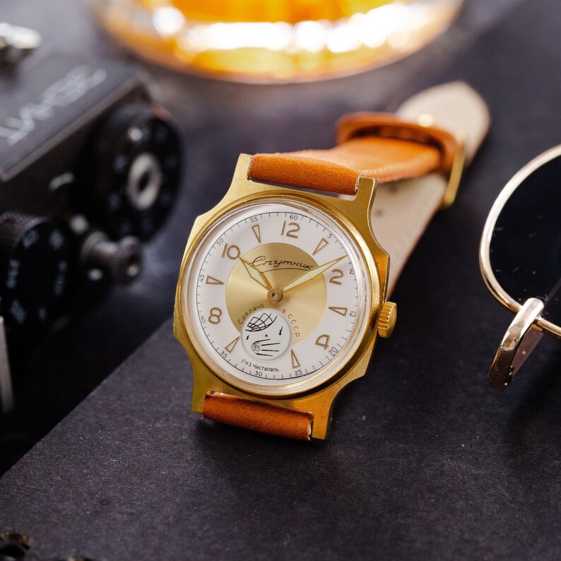 Vintage watch Sputnik(Satellite)Space watch,Vintage men's watch,Soviet shops retro watch,Mens wrist watch,Gift for him,Gift for her