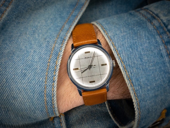 Original vintage watch Raketa, Soviet watch, Rocke