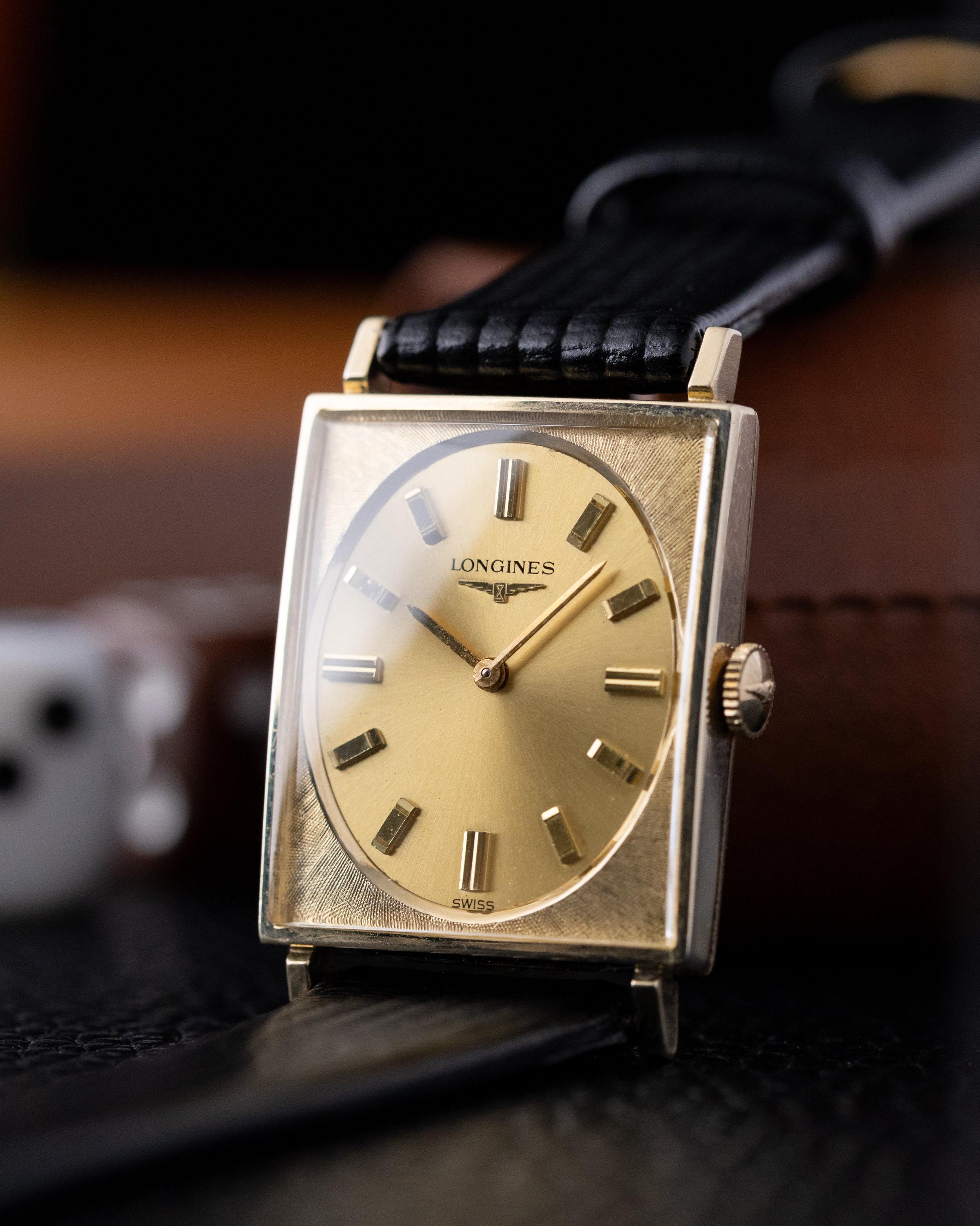 Vintage Longines Gold Medal Tank Watch, 10K Gold-filled Case