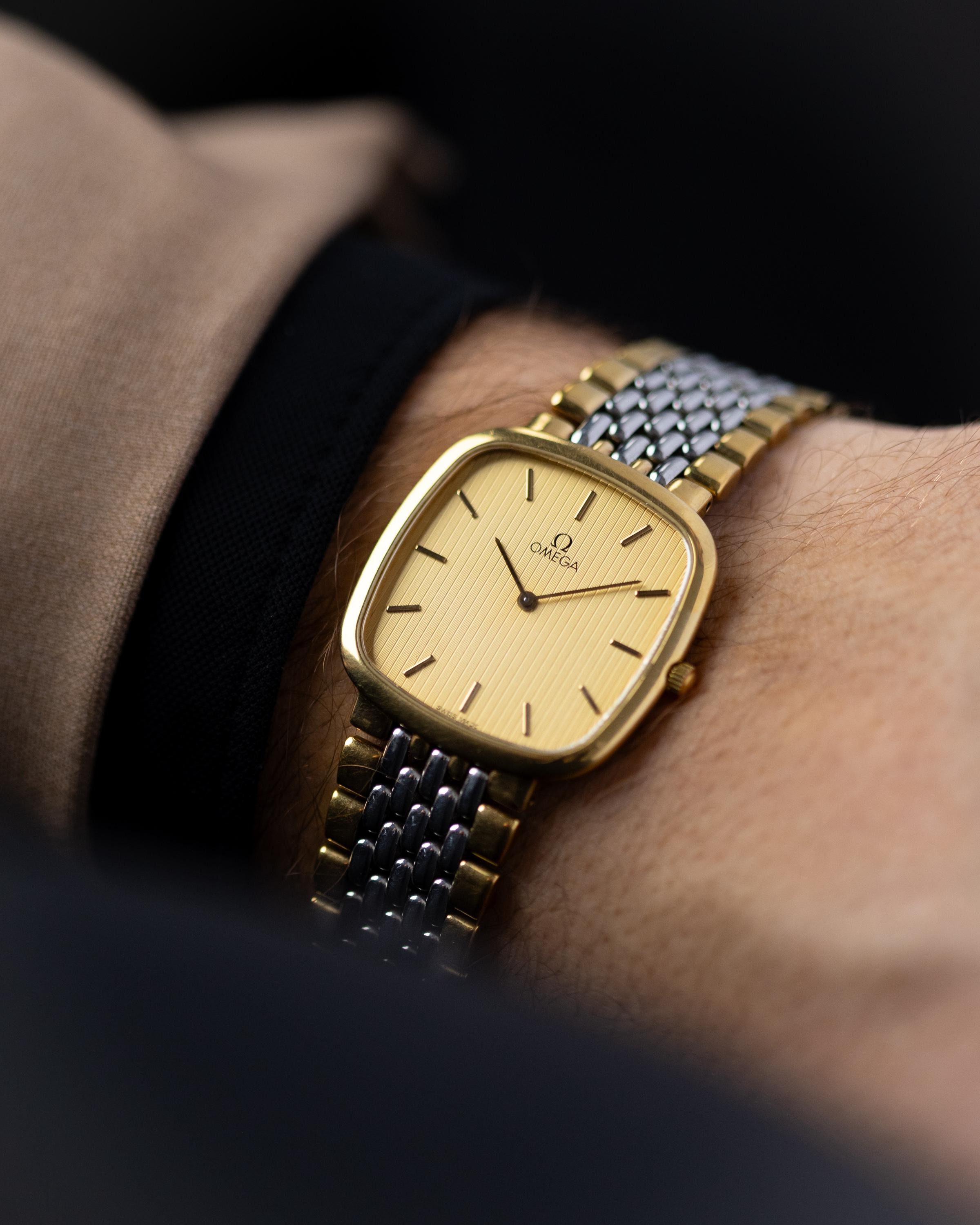Rare Watch Omega De Ville, Square Tank From 1980, Quartz Vintage Swiss Watch, Dress Watch, Watch Square Antique, Retro, Men's Luxe Watch - Etsy Rare Watch Omega De Ville, Square Tank From 1980, Quartz Vintage Swiss Watch, Dress Watch, Watch Square Antique, Retro, Men's Luxe Watch - Etsy