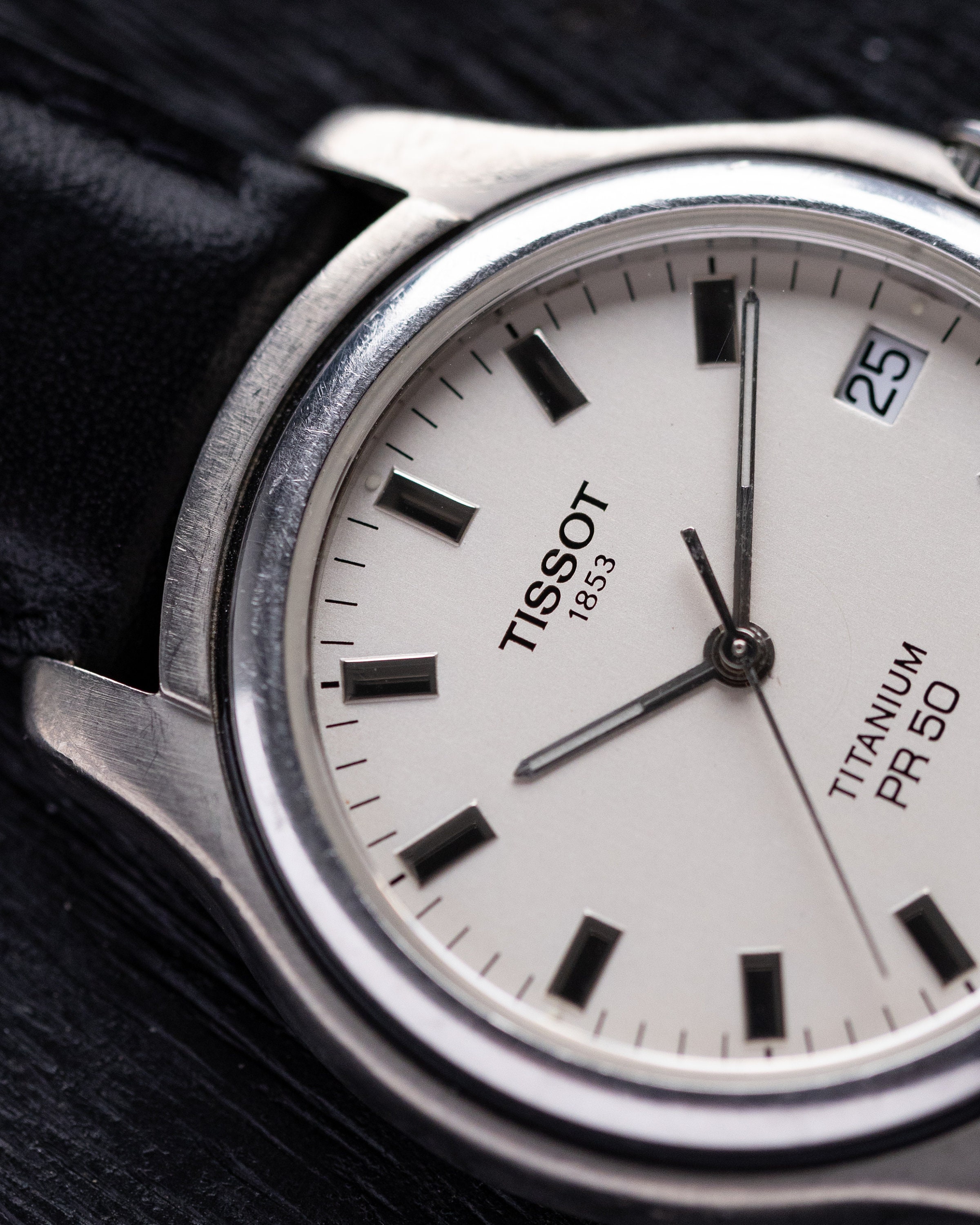 Vintage Watch Tissot PR 50 Titanium, Date Calendar, Original