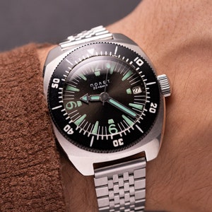 Orologio subacqueo vintage Poljot Amphibia degli anni &#39;70, raro orologio subacqueo antico militare, regalo per lui, retrò, orologio d&#39;epoca autentico