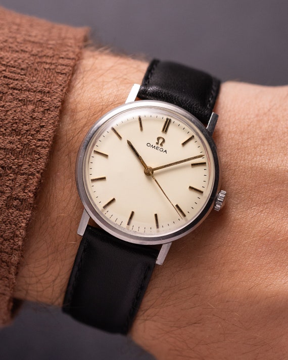 Reloj Omega de vestir vintage de la decada de 1960 reloj delgado premium suizo reloj coleccionable raro regalo para el joyeria para hombres antiguo Etsy Mexico