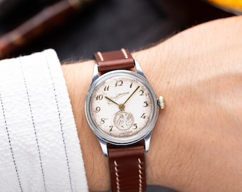 Vintage Pobeda Sputnik, Rotating sub-dial, Mens watch, Rare antique authentic watch, Vintage watch, Gift for him, Retro Watch for collection