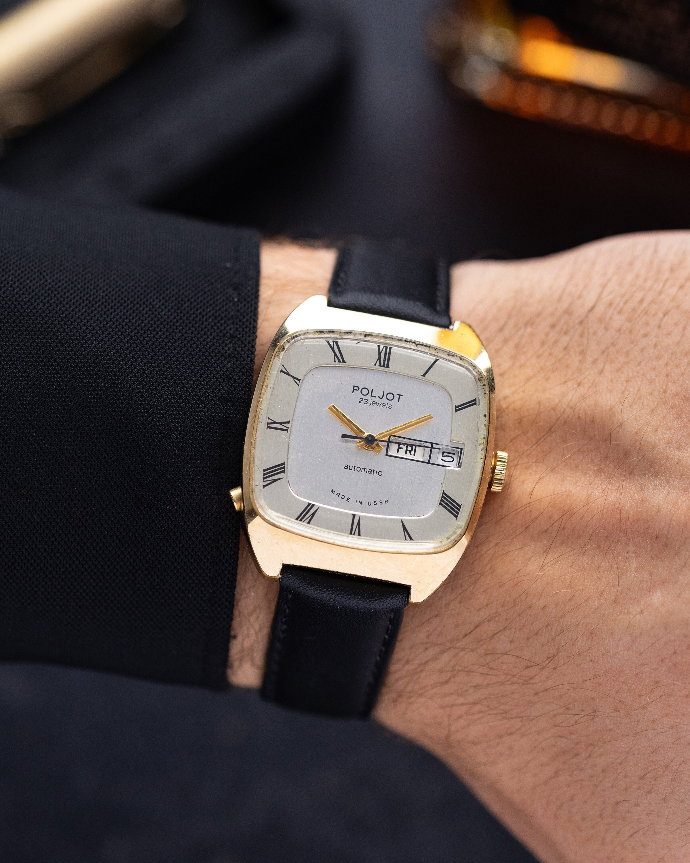 Poljot 23 jewels automatic gold 2025