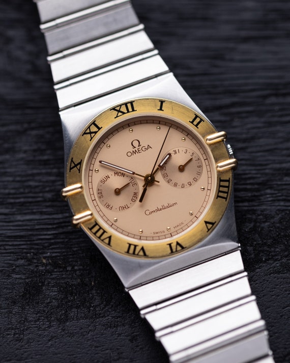 Rare Omega Constellation Vintage Watch, Day-date, Salmon Rare Omega Constellation Vintage Watch, Day-date, Salmon