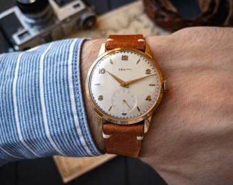 zenith gold watch