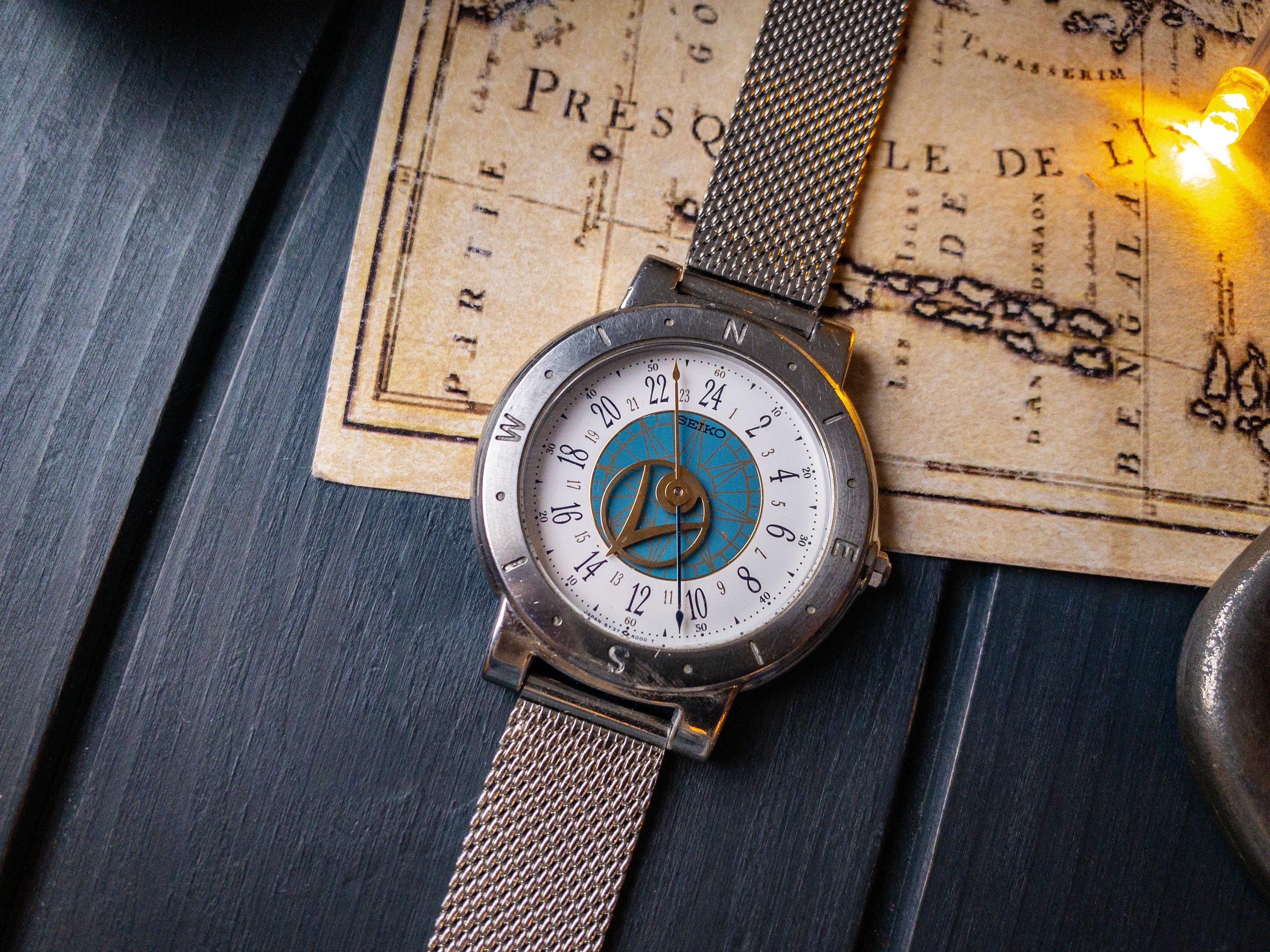 Rare Vintage Watch Seiko Levante Maritime Timer 24 Hours | Etsy