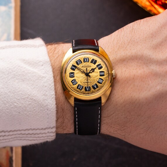 Vintage watch Wostok Art Deco, Original watch, Me… - image 1