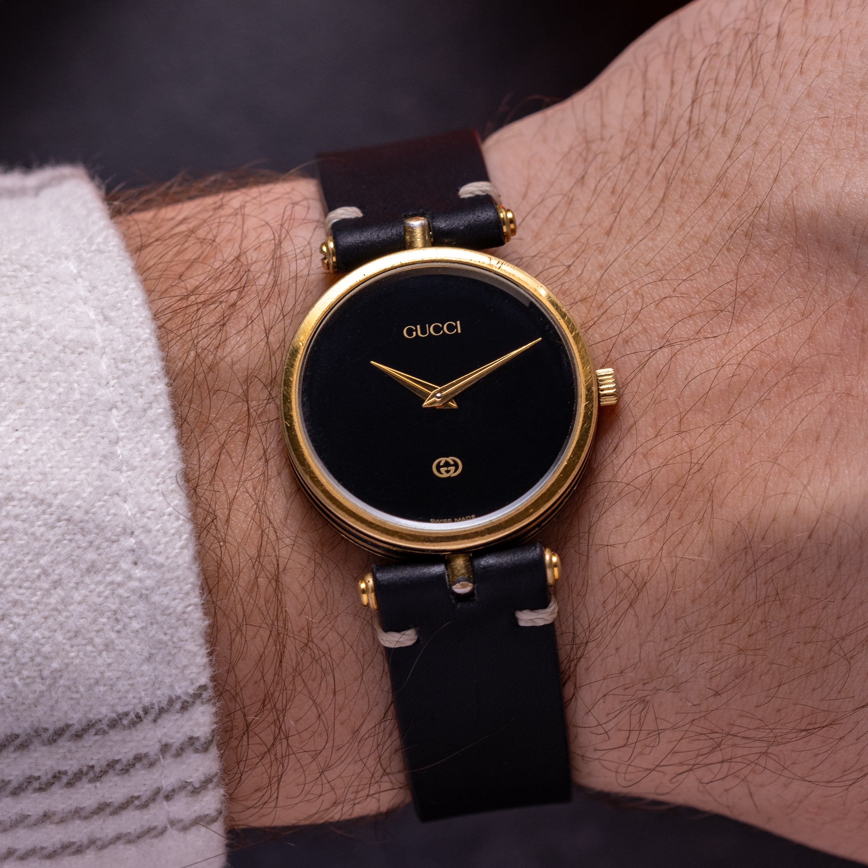 Mens vintage deals gucci watch