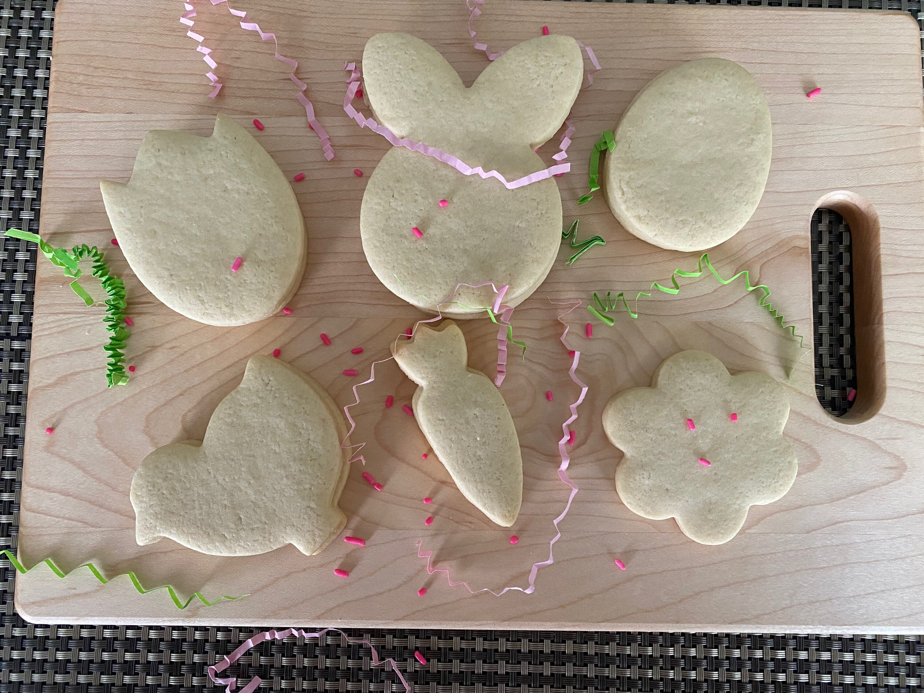 DIY Easter Cookie Decorating Kit/sugar Cookies/easter Sugar Cookies/12