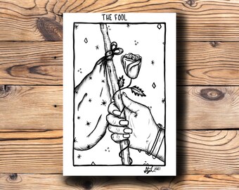 Adjustable Bronze Band with Crown Edge Detail Gifts for New Beginnings Leap of Faith The Fool Tarot Ring Free Spirits Young Graduates