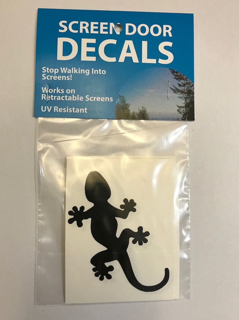 Retractable Screen Door Decals 5 per Pack Prevent Etsy