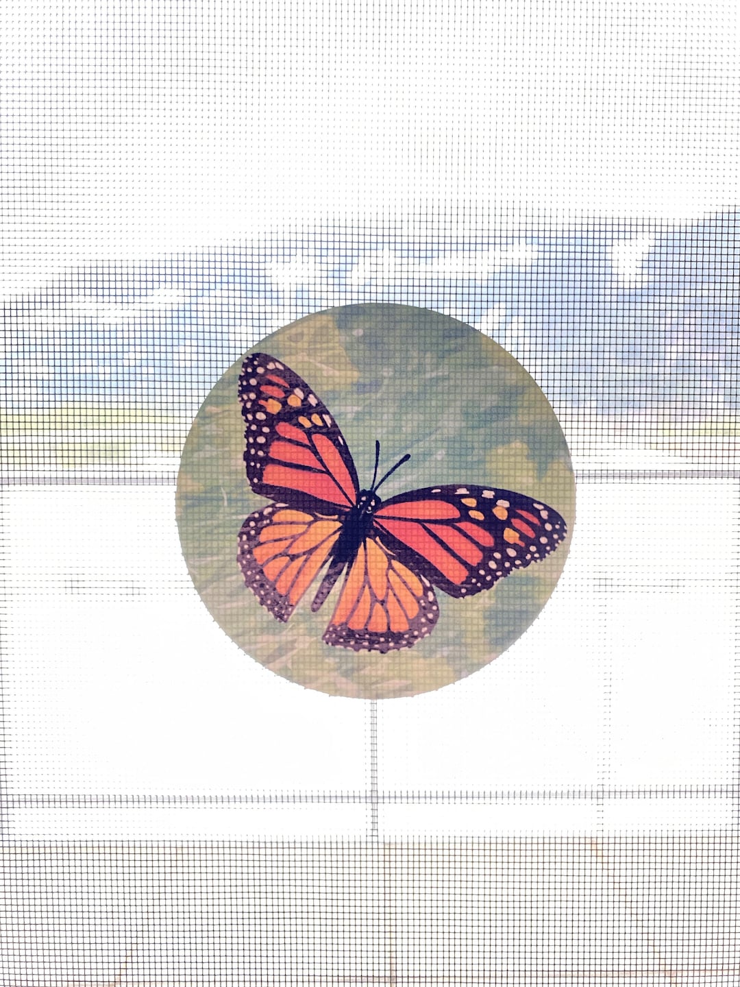Retractable Screen Door Decals 6 per Pack Prevent Collisions Into