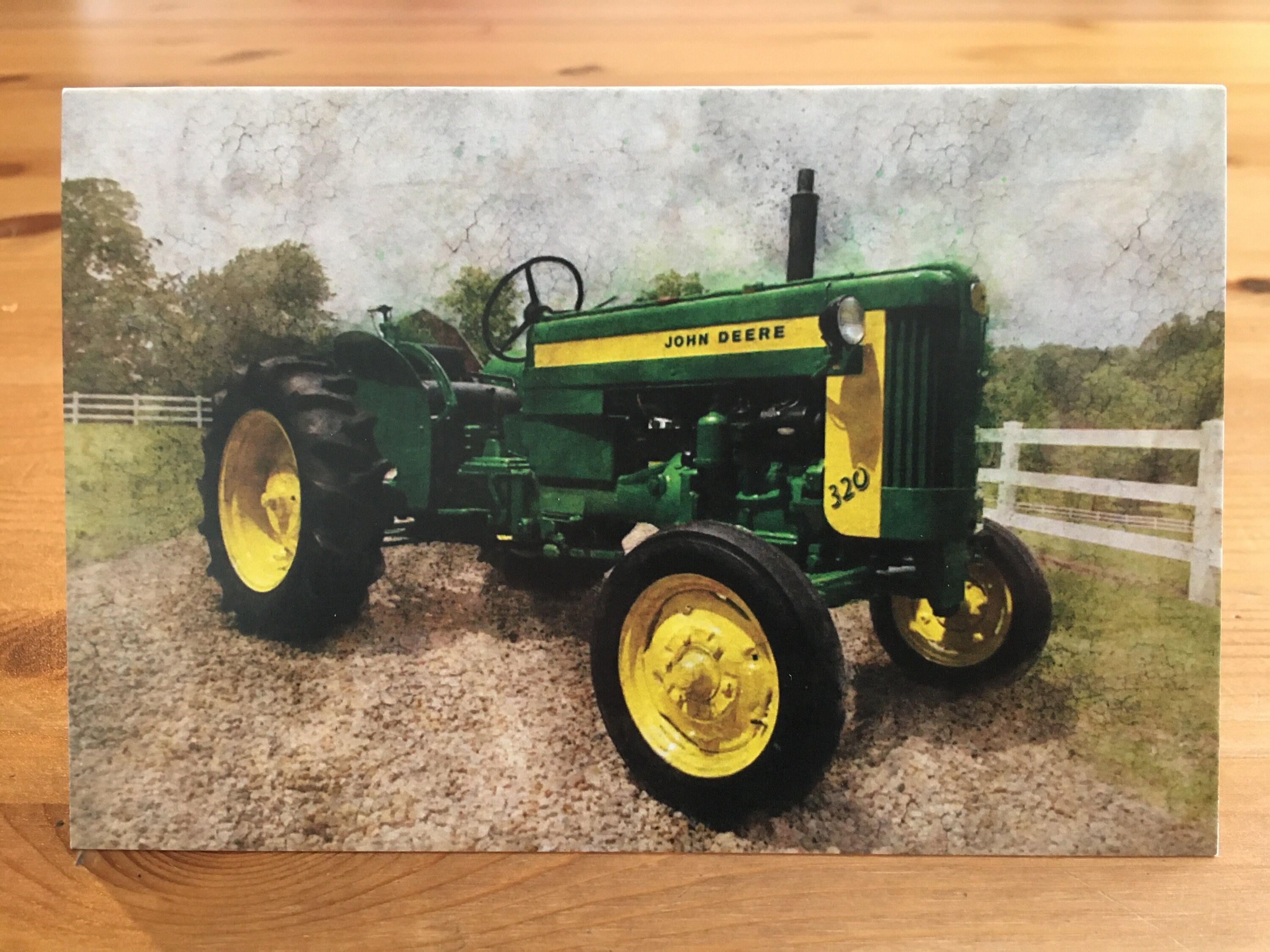 John Deere Tractor Greeting Cards Set of 4 unique cards with Etsy