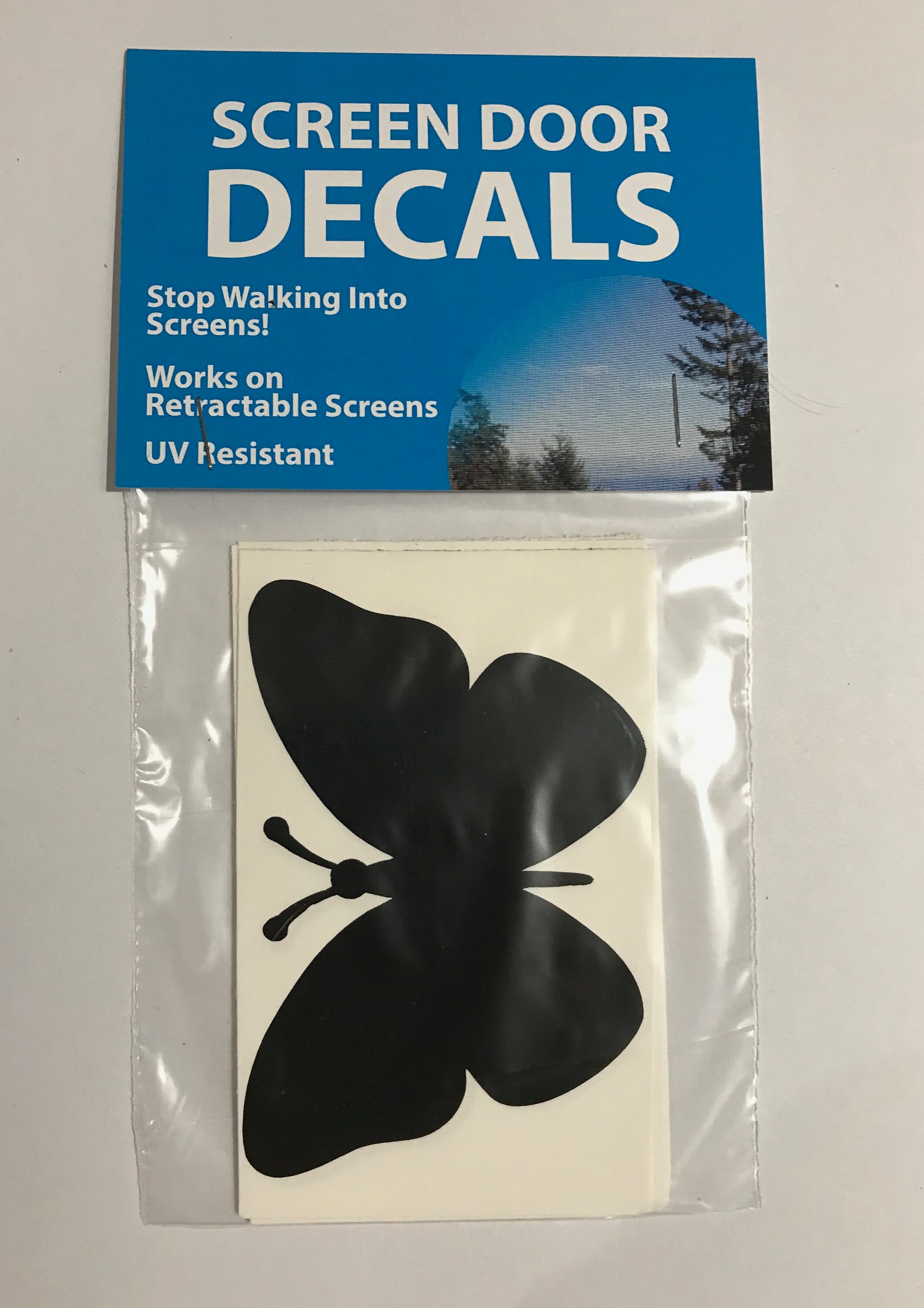Retractable Screen Door Decals 5 per Pack Prevent Etsy UK