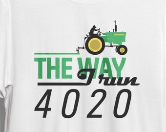 John Deere tractor-T-shirt voor heren