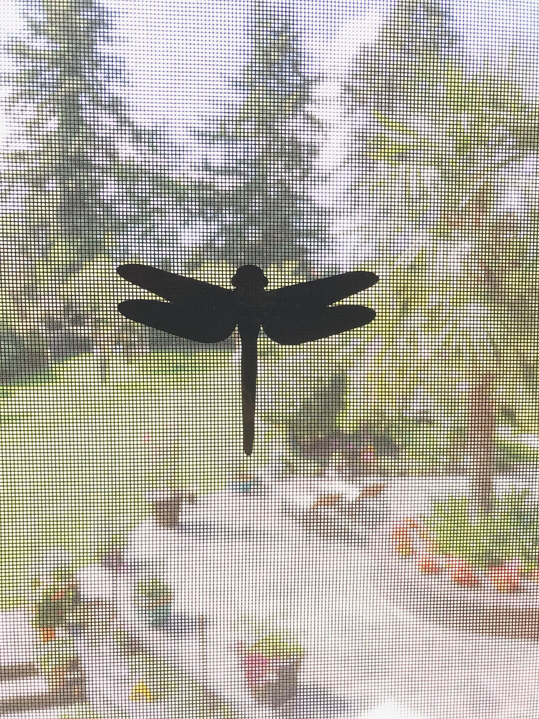 Retractable Screen Door Decals 5 per Pack Prevent Collisions Into