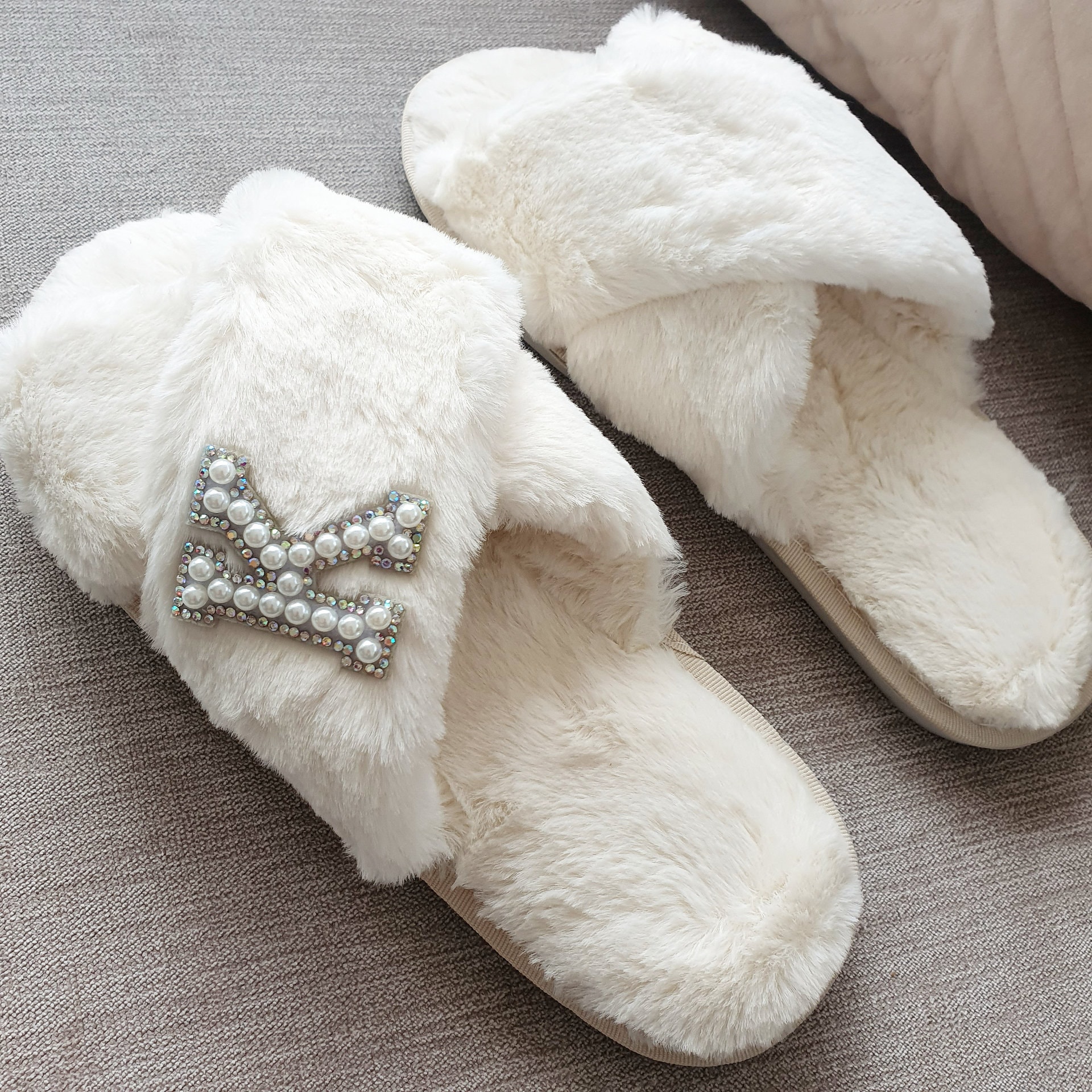 fluffy slippers sale