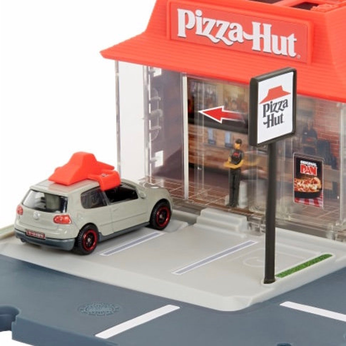 Matchbox Action Drivers Pizzahut Play Set With 164 Scale Etsy