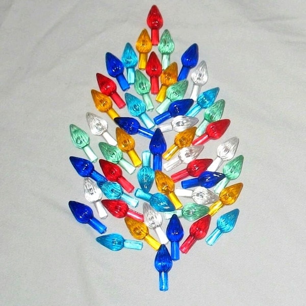 Large Vintage Peg Lights for Ceramic Tree Etsy