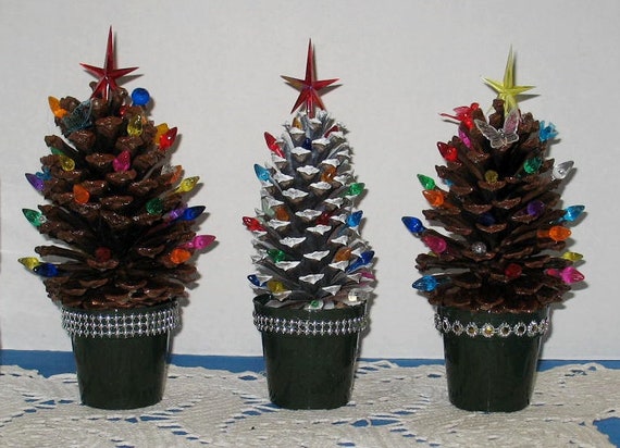 Pinecone Christmas Tree  Christmas DIY #2 
