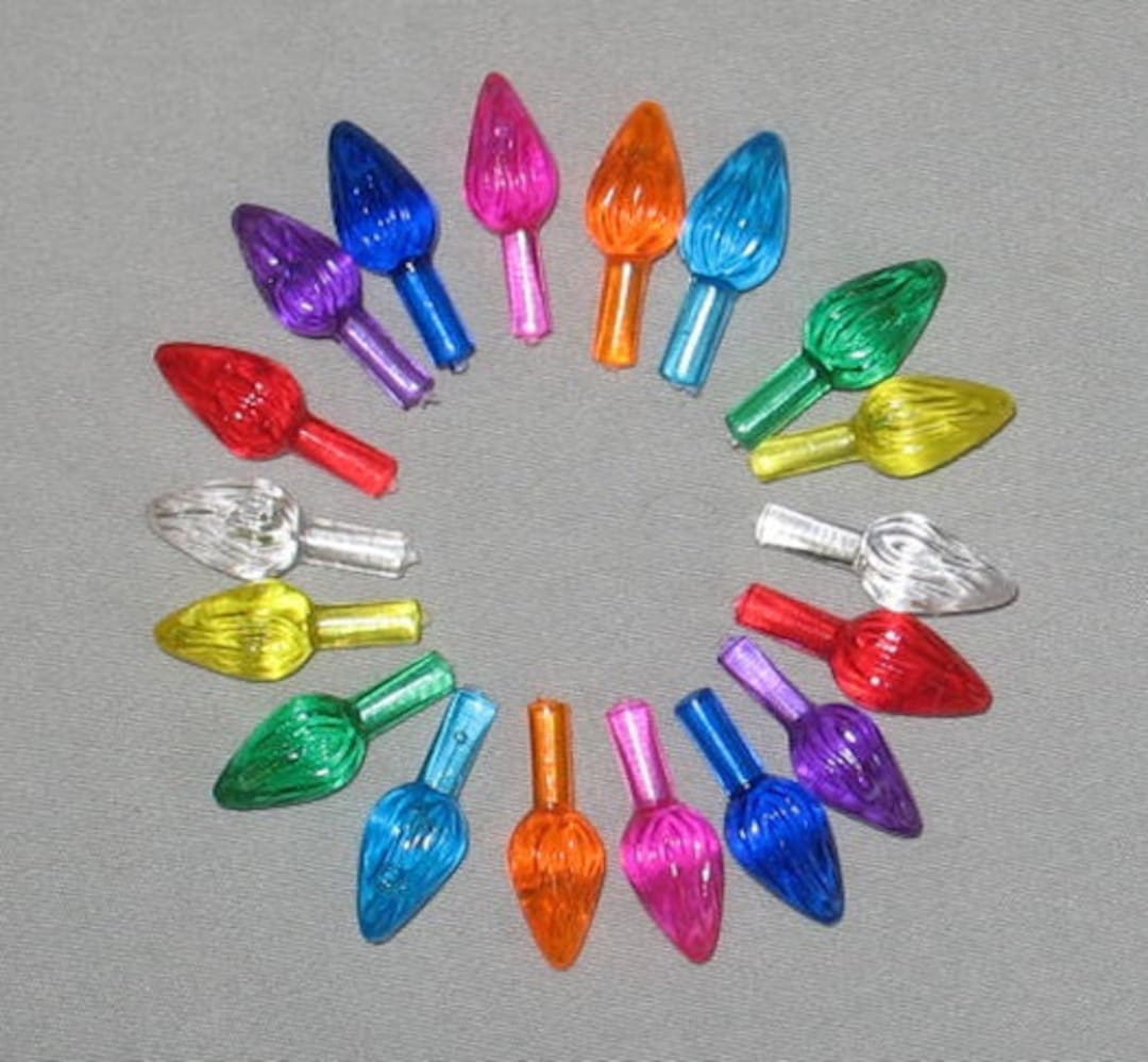 18 Med/large Twist Lights Bulbs for Ceramic Christmas Tree 9 Etsy